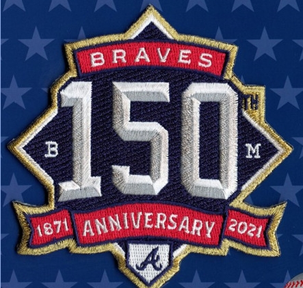 Atlanta Braves 150th patch