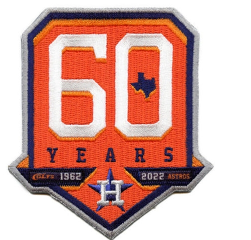 Houston Astros 60TH Patch