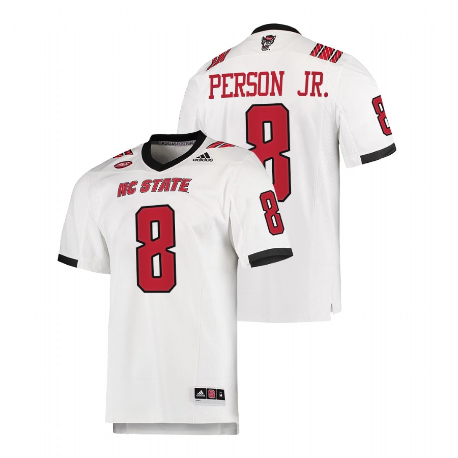   NC State Wolfpack Ricky Person Jr. College Football White Jersey
