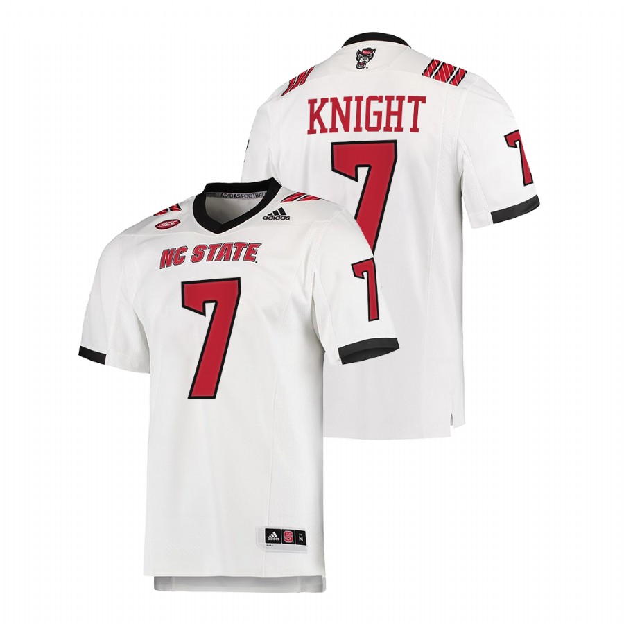   nc state wolfpack zonovan knight white college football jersey