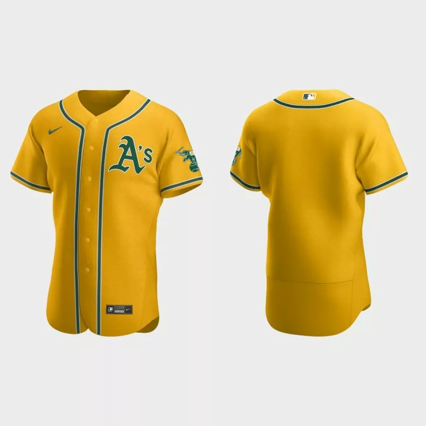 # Oakland Athletics Authentic Jersey – Gold