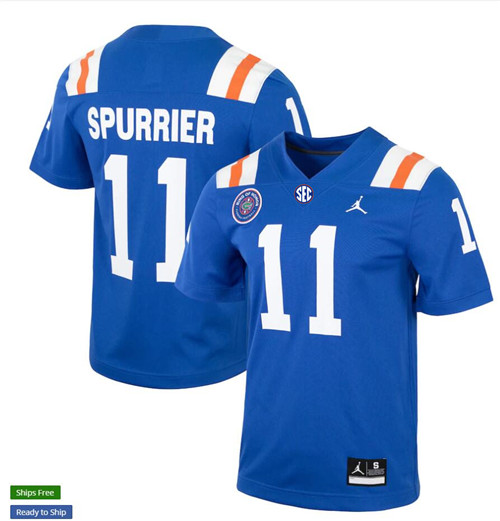 #11 Steve Spurrier Florida Gators Jordan Brand Alternate Ring of Honor Replica Jersey - Royal