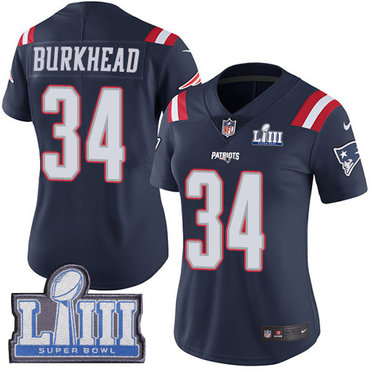 #45 Limited Donald Trump Navy Blue Nike NFL Home Women's Jersey New England Patriots Vapor Untouchable Super Bowl LIII Bound的副本