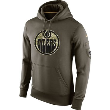 Edmonton Oilers Nike Salute To Service NHL Hoodie