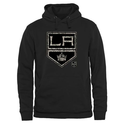 Los Angeles Kings Black Rink Warrior Pullover Hoodie
