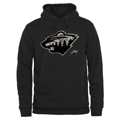 Minnesota Wild Black Rink Warrior Pullover Hoodie