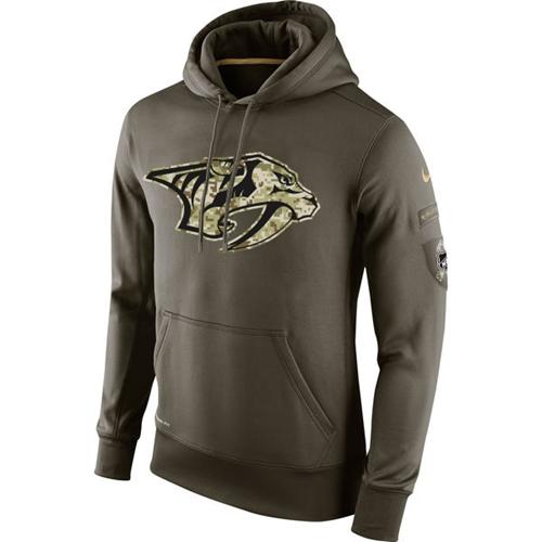 Nashville Predators Nike Salute To Service NHL Hoodie