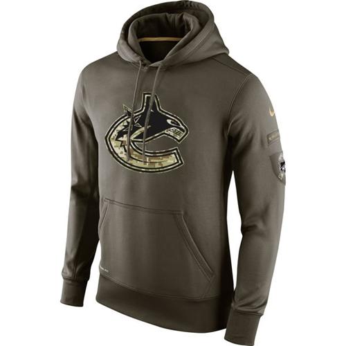 Vancouver Canucks Nike Salute To Service NHL Hoodie