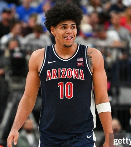  Arizona Wildcats #10 Koa Peat Navy Retro College Basketball Game Jersey 