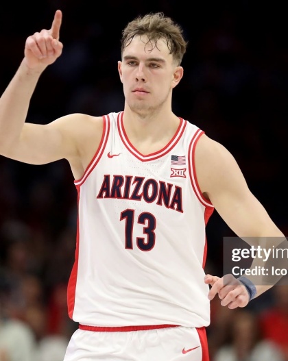  Arizona Wildcats #13 Motiejus Krivas White Retro College Basketball Game Jersey 