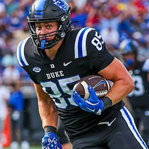 Duke Blue Devils #85 Jeremiah Hasley 2025 Black College Football Game Jersey 