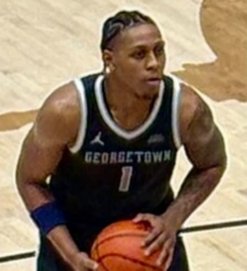  Georgetown Hoyas #1 DeShawn Harris-Smith  2026 Black College Basketball Game Jersey 