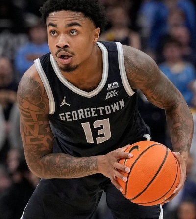  Georgetown Hoyas #13 Langston Love 2026 Black College Basketball Game Jersey 