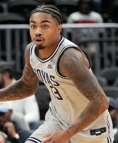  Georgetown Hoyas #13 Langston Love White College Basketball Game Jersey 