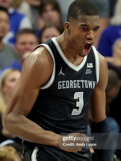  Georgetown Hoyas #3 Vince Iwuchukwu 2026 Black College Basketball Game Jersey 