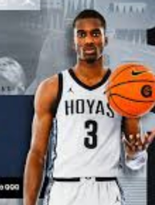  Georgetown Hoyas #3 Vince Iwuchukwu Gray College Basketball Game Jersey 