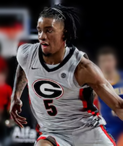  Georgia Bulldogs #5 Jeremiah Wilkinson 2025 Gray College Basketball Game Jersey 