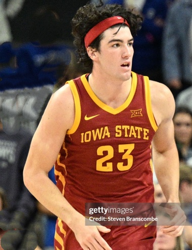  Iowa State Cyclones #23 Blake Buchanan  Nike 2024 Cardinal College Basketball Jersey 