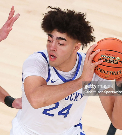  Kentucky Wildcats #24 Malachi Moreno White College Basketball Game Jersey 