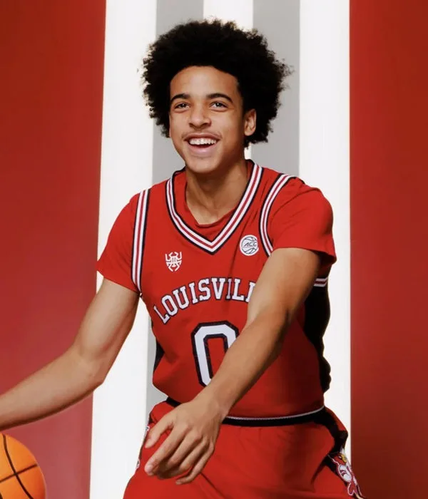  Louisville Cardinals #0 Mikel Brown Jr. Cardinal Spida Basketball Jersey 