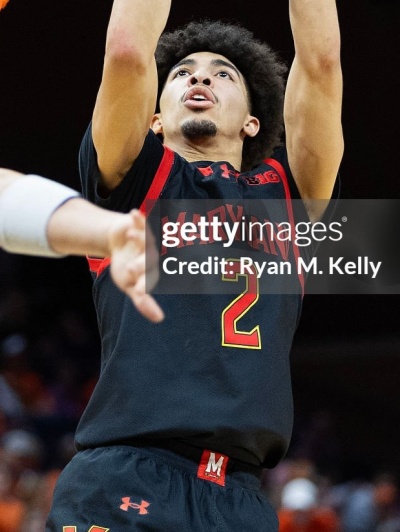  Maryland Terrapins #2 Myles Rice 2025 Black  College Basketball Game Jersey 