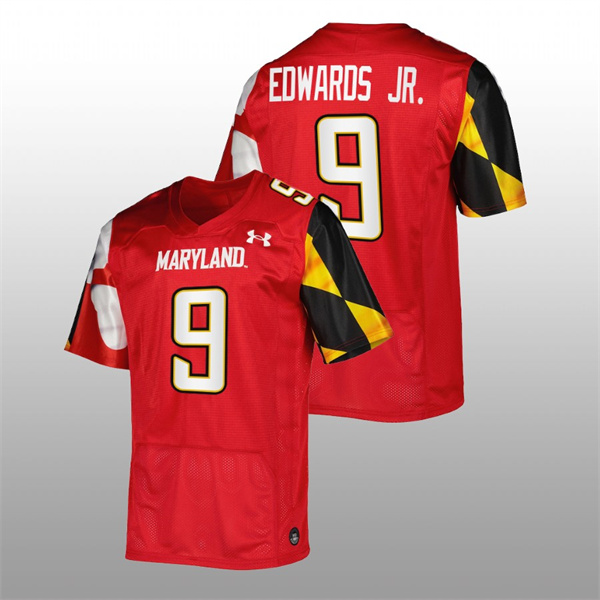  Maryland Terrapins Billy Edwards Jr. College Football Red Jersey Replica Men's Jersey Billy Edwards Jr. Maryland Terrapins College Football Replica Jersey Red