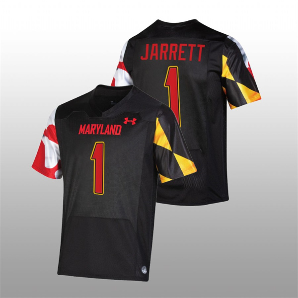  Maryland Terrapins Rakim Jarrett College Football Black Jersey NIL Replica Men's Jersey Rakim Jarrett Maryland Terrapins College Football NIL Replica Jersey Black