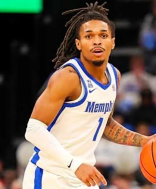  Memphis Tigers #1 Dug McDaniel 2025 White College Basketball Game Jersey 