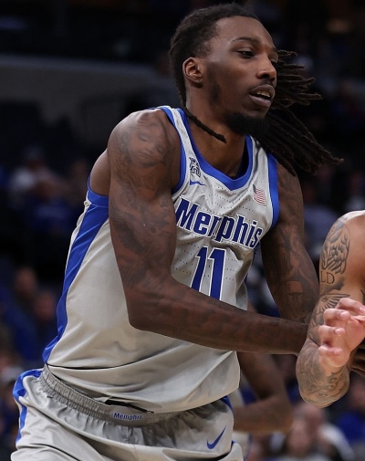  Memphis Tigers #11 Aaron Bradshaw 2025 White College Basketball Game Jersey 