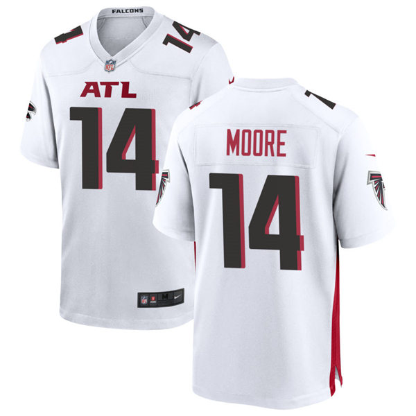  Men's Atlanta Falcons #14 Rondale Moore Nike White Vapor Limited Jersey   (3) 