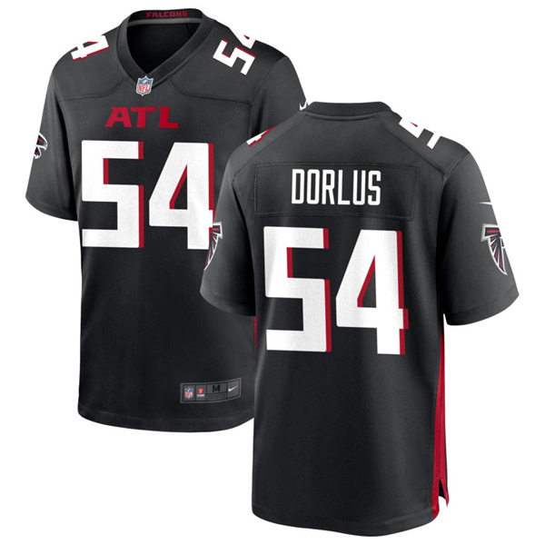  Men's Atlanta Falcons #54 Brandon Dorlus Nike Black Vapor Limited Jersey(3) 