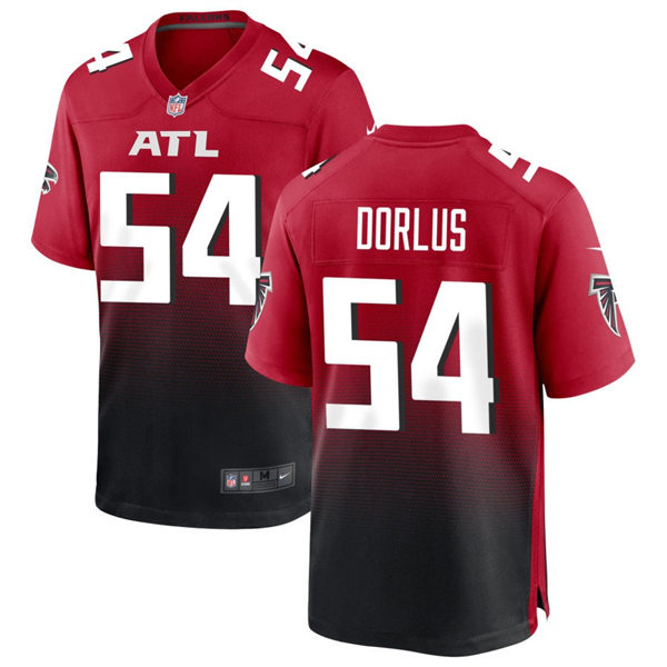  Men's Atlanta Falcons #54 Brandon Dorlus Nike Red 2nd Alternate Vapor Limited Jersey 