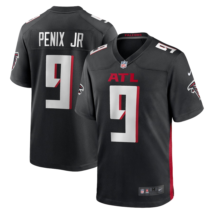  Men's Atlanta Falcons #9 Michael Penix Jr. Nike Black Vapor Limited Jersey12 
