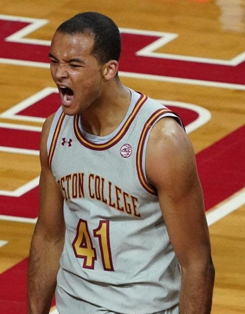  Men's Boston College Eagles Custom Under Armour Grey Basketball Jersey 