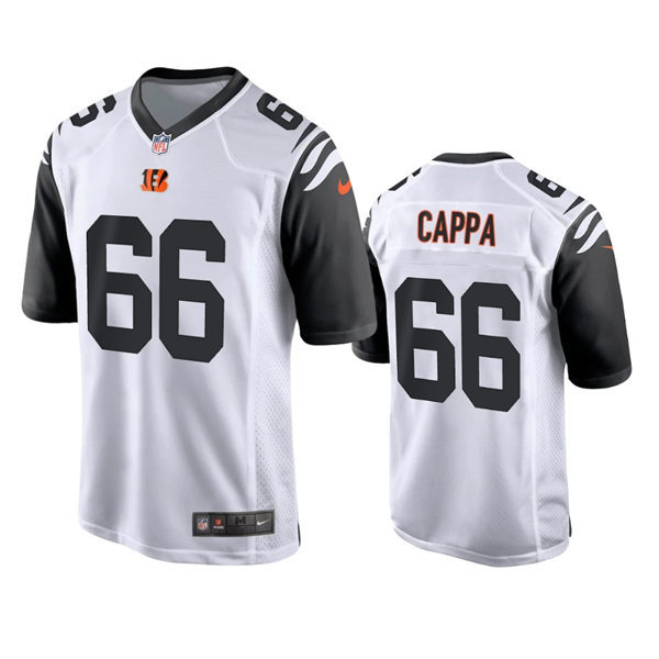  Men's Cincinnati Bengals #65 Alex Cappa White Color Rush Limited Jersey 