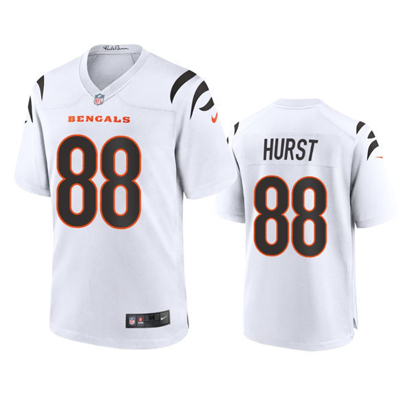  Men's Cincinnati Bengals #88 Hayden Hurst Nike White Vapor Limited Player Jersey 