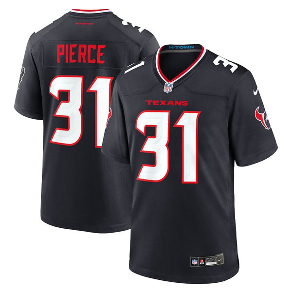  Men's Houston Texans #31 Dameon Pierce Nike 2024 Navy Alternate F.U.S.E. Limited Player Jersey 