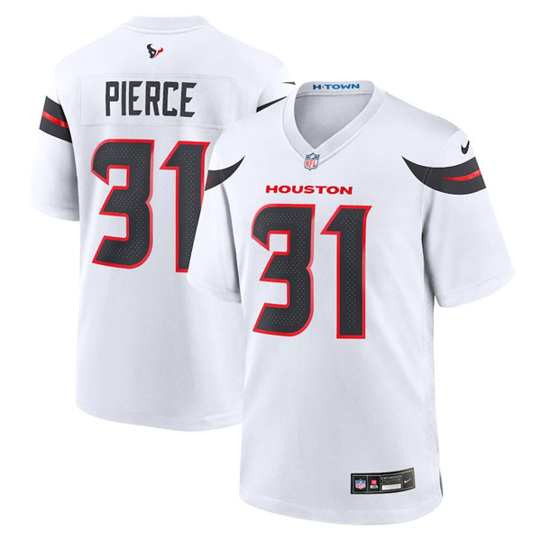  Men's Houston Texans #31 Dameon Pierce Nike 2024 White Vapor Limited Player Jersey 