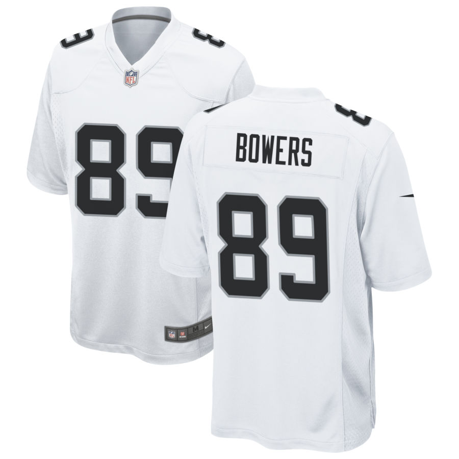  Men's Las Vegas Raiders #89 Brock Bowers Nike White Vapor Untouchable Limited Player Jersey 