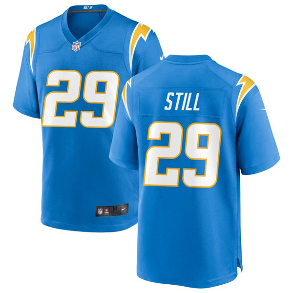  Men's Los Angeles Chargers #29 Tarheeb Still Nike Powder Blue Vapor Limited Player Jersey 