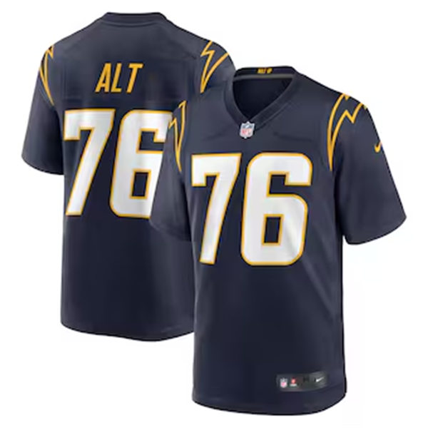  Men's Los Angeles Chargers #76 Joe Alt  Nike Navy Alternate Vapor Limited Player Jersey 