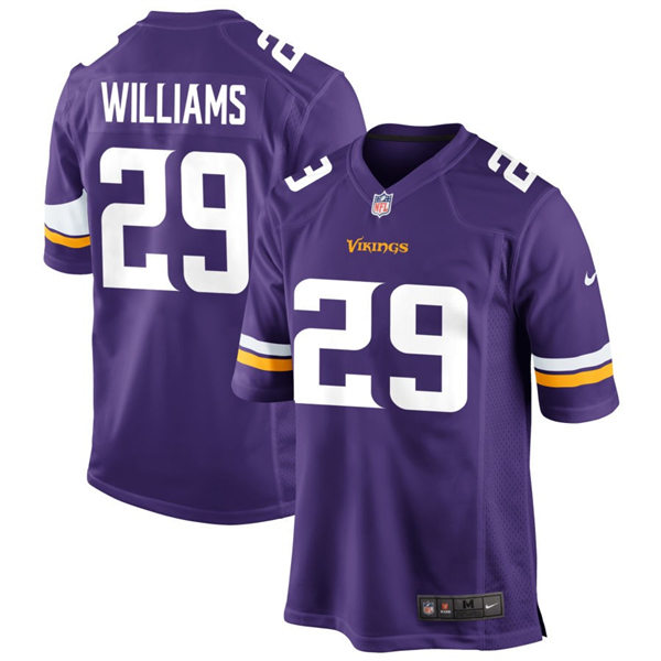  Men's Minnesota Vikings #29 Joejuan Williams Nike Purple Vapor Untouchable Limited Palyer Jersey 