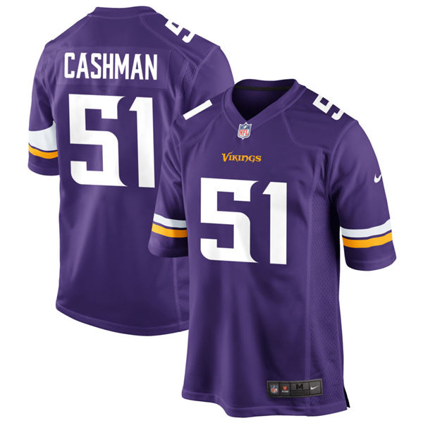  Men's Minnesota Vikings #51 Blake Cashman Nike Purple Vapor Untouchable Limited Palyer Jersey 