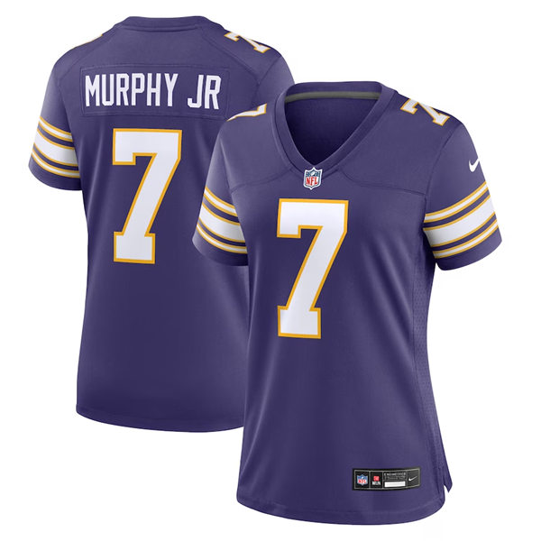  Men's Minnesota Vikings #7 Byron Murphy Jr. Purple Classic F.U.S.E. Limited Jersey 