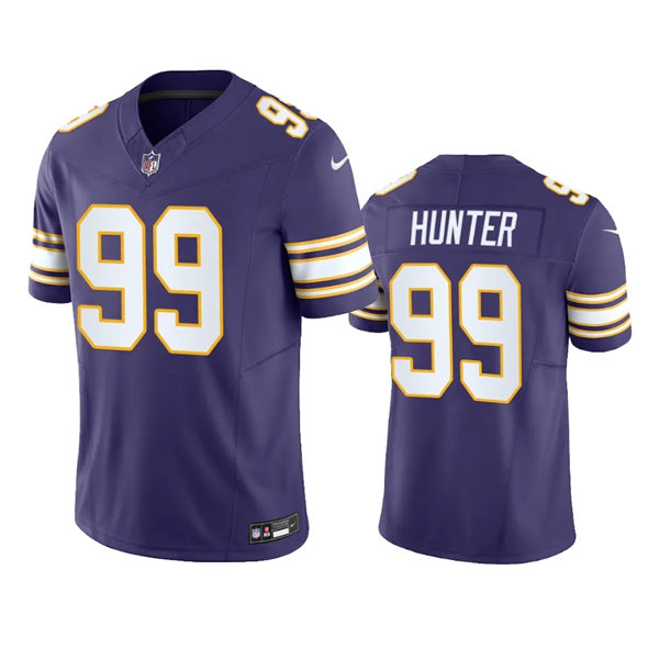  Men's Minnesota Vikings #99 Danielle Hunter Purple Classic F.U.S.E. Limited Jersey 