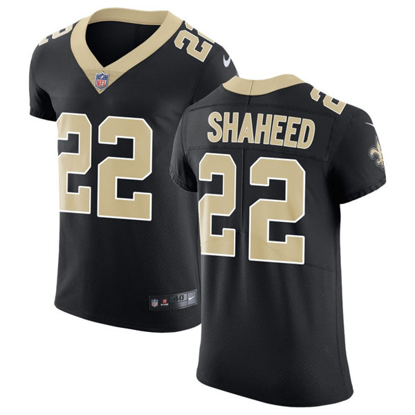  Men's New Orleans Saints #22 Rashid Shaheed Nike Black Vapor Untouchable Limited Jersey 