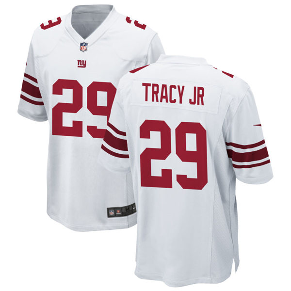  Men's New York Giants #29 Tyrone Tracy Jr. Nike White Vapor Untouchable Limited Jersey 