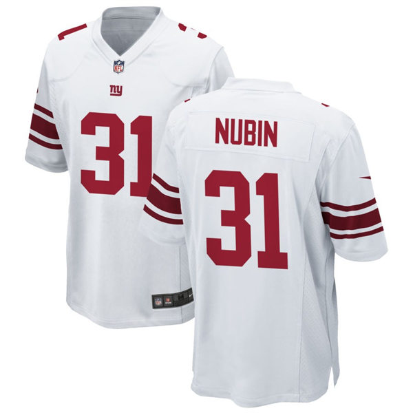  Men's New York Giants #31 Tyler Nubin Nike White Vapor Untouchable Limited Jersey 