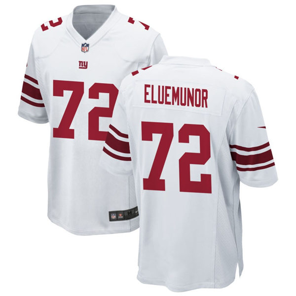  Men's New York Giants #72 Jermaine Eluemunor Nike White Vapor Untouchable Limited Jersey 