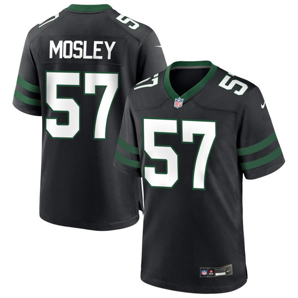  Men's New York Jets #57 C. J. Mosley Nike Black Alternate Legacy Game Jersey 